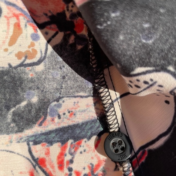 Just Cavalli Floral Button Up Shirt - Picture 10 of 14